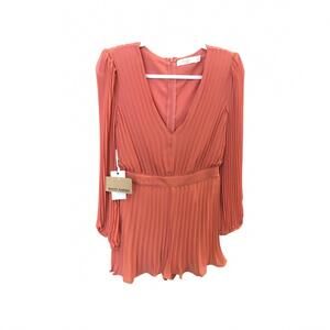 NEW ALI & JAY women's tower bar sunsets romper in dusty blush